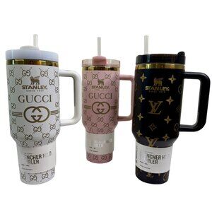 Custom Wrapped Stanley Quencher 40oz Tumbler – Choose Your Color
